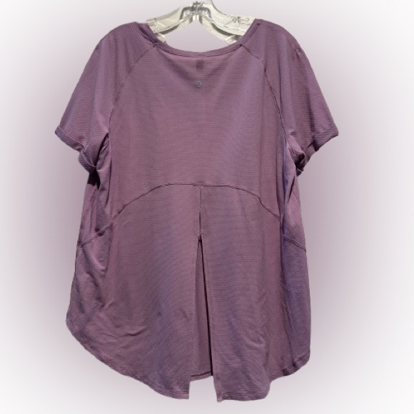 Purple Short Sleeve Top - Lululemon 12 - Picture 1 of 2